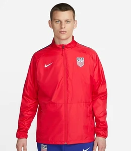 Nike USMNT USA Soccer Full Zip Repel Academy Jacket Windbreaker AWF Mesh Lined - Picture 1 of 23
