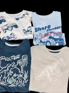 Boys t shirt lot size 7 NEW WITH TAGS Trucks And Dinosaurs - Picture 1 of 11