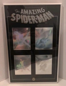 Amazing Spiderman 30 Aniversario Holograma Set 1992 Enmarcado - Imagen 1 de 6
