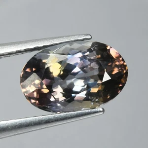 Tanzanita rosa púrpura natural 2,44 quilates IF corte ovalado extraordinario 9,9 x 6,5 mm 100 % natural - Imagen 1 de 5