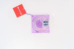 Taito Limited Edition MiniDisc Keychain Accessory Purple Miniature MD Charm - Picture 1 of 2