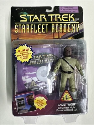 Cadet Worf Starfleet Academy Figure Playmates Star Trek TNG  - Image 1 of 2