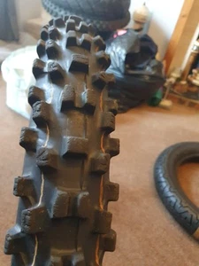 Tyre 80/100-21 Dunlop Geomax Mx33f PART WORN # T 09 - Picture 1 of 13