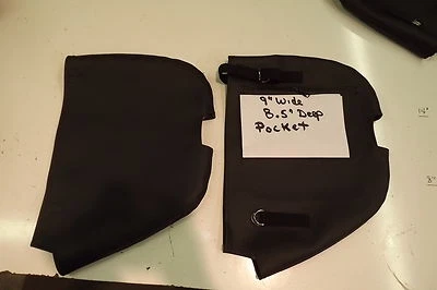 Fundas de carenado inferior Harley Davidson, con recortes de clavija con bolsillos Foto 1 de 4