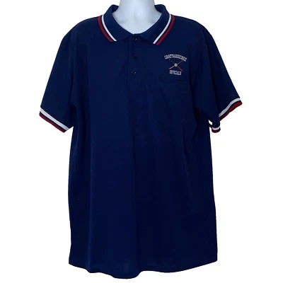 Командная спортивная одежда RN7101 мужская 2XL синяя бейсбольная рубашка-поло Chattahoochee - Изображение 1 из 4
