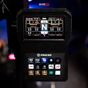Cruscotto da corsa combinato Stream Deck touchscreen 5 pollici per Sim Racing Rig - Foto 1 di 6