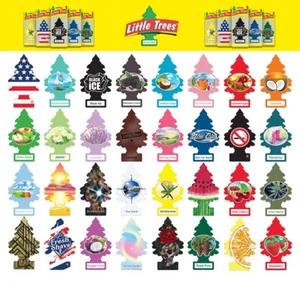 Little Trees Hanging Air Freshener Choose Scent Home Car 6-12-24-48-96-144 pc - Picture 1 of 30