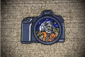 Cuestionable Moralidad Muerte Mk5 LE Parche Moral 45 QM Cámara Cráneo Astronauta - Imagen 1 de 2
