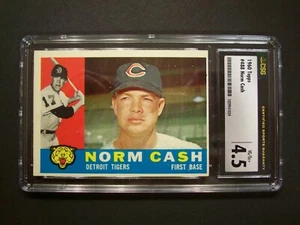 1960 Topps Baseball #488 NORM CASH (Tigers / CSG 4.5) - VG/EX+! WOW! L@@K! - Picture 1 of 2