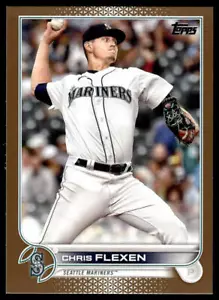 2022 Topps Chris Flexen #311 Gold #'d /2022 Seattle Mariners - Picture 1 of 2