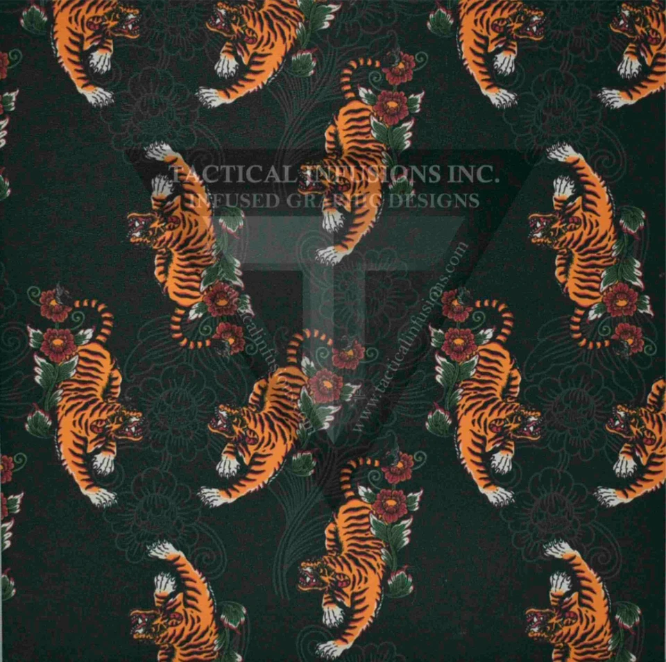 Kydex Infused Orange Bali Tiger 7 7/8" x 7 7/8" Foto 1 de 1