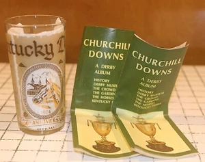 1974 Kentucky Derby Glas & Pamphlets - 100th Anniversary Official Glass - Bild 1 von 5