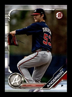2019 Bowman Prospects #BP-47 Ian Anderson Atlanta Braves - Image 1 of 2