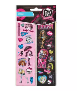 Monster High Stickers 8 Strips New Cleo De Nile Frankie Stein Lagoona Blue 2011 - Picture 1 of 3