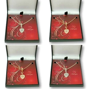 Valentines Day Gift Necklace, Engraved, Any Name or Letter, Rose Gold or Silver - Picture 1 of 11