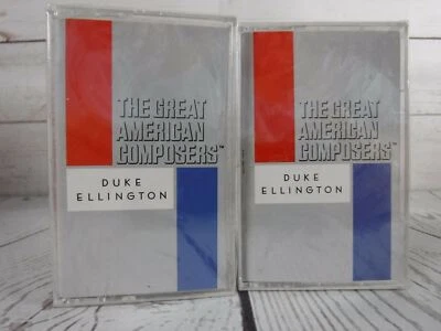 Cassette Tape Set THE GREAT AMERICAN COMPOSERS DUKE ELLINGTON NEW FACTORY SEALED - Image 1 of 4