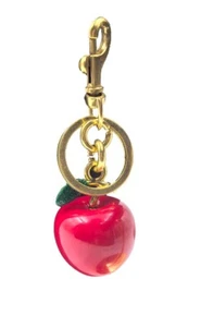 RED ENAMEL APPLE KEYCHAIN ( 0007 ) - Imagen 1 de 1