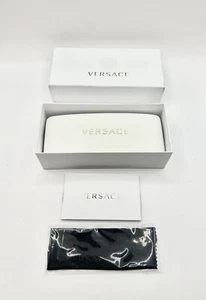 Authentic Versace glasses case in White Ex- Display With Box 15x6x2.3 cm - Picture 1 of 8