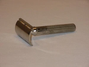 Vintage Gillette Fat Handle Safety Razor - Made in Canada - Pat. 1932 - Picture 1 of 10