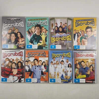 Scrubs - The Complete Season 1-8 - Region 4 - TRACKED POST 1,2,3,4,5,6,7,8 - image 1 of 4