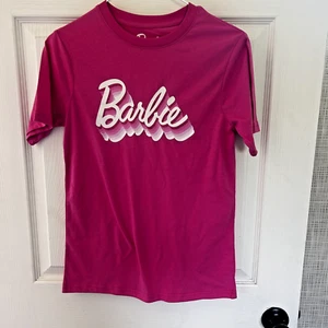 Barbie T-Shirt Girls Youth XL Pink Mattel New w/o Tags Cotton Blend BxK - Picture 1 of 5