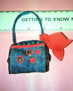 Borsa/borsa/borsa a tracolla in miniatura per bambole da 11" a 18" - OOK - fatta a mano - Foto 1 di 3
