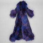 Veste manteau de fourrure bleu violet Bratz 2005 style hollywoodien remplacement vêtements