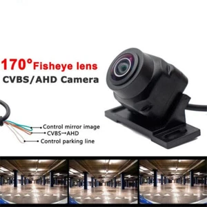 Car Parking Rear View Reverse Backup Camera Night Vision AHD/CVBS Fisheye Lens  - Picture 1 of 14