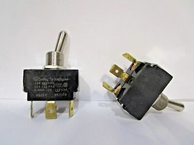 Carling Toggle Switch 2229R 3/4 hp 125-250 VAC 10A 250VAC 15A 125VAC