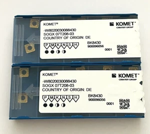 INSERTO TALADRO CERATIZIT KOMET SOGX07T208-03 BK8430 ORIGINAL NUEVO 10 uds. - Imagen 1 de 2