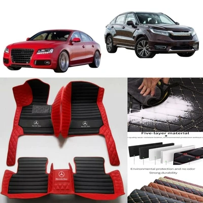 Fit Mercedes-Benz AMG A B C All Series Car Floor Mats Luxury Carpets 1994-2025 Foto 1 de 4