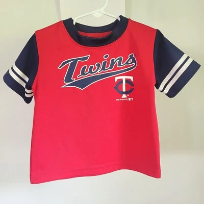 Minnesota Twins MLB Youth Toddler 3T Shirt Jersey Red Genuine Merchandise -AS IS - Image 1 of 4