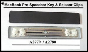 Clés et clips de la barre d'espace MacBook Pro A2779 A2780 M2 - Photo 1/9