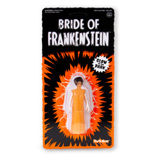 Bride Of Frankenstein Glow in the Dark Monsters Super 7 ReAction Action Figure