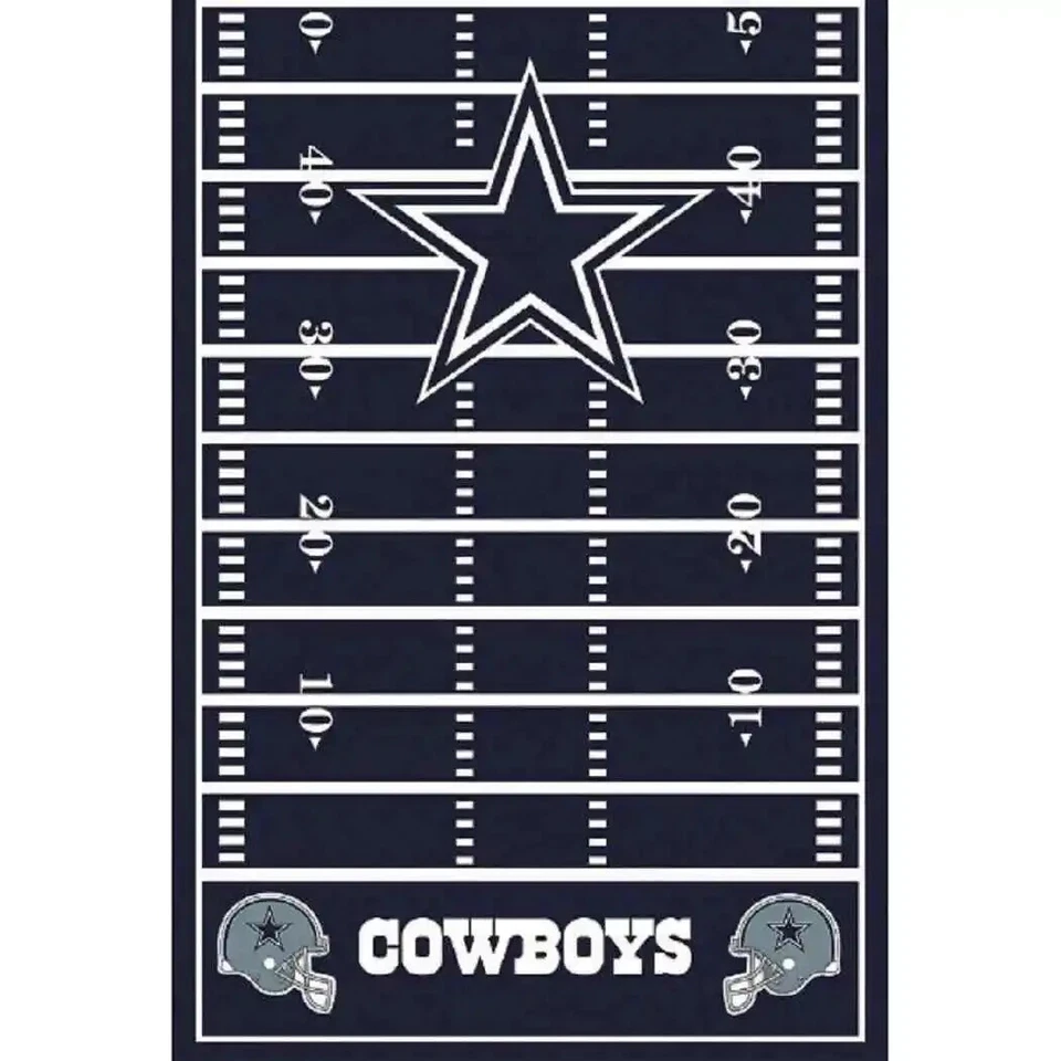 Dallas Cowboys NFL  Football Party Decoration Plastic Tablecover Pack of 3 - Image 1 of 1