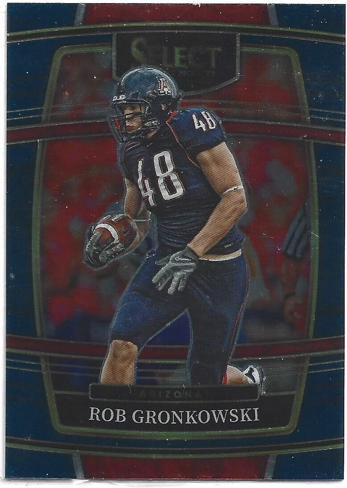 2022 Panini Select Draft Picks Blue Parallel Rob Gronkowski #90 - Image 1 of 1