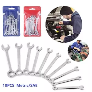 Juego de llaves pequeñas de combinación métrica/SAE para herramientas portátiles esenciales - Imagen 1 de 27