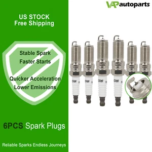 6x Iridium & Platinum Spark Plugs For 2011-2017 Ford Mustang 3.7L V6 - Picture 1 of 8