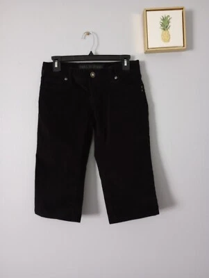 Zana di jeans  shorts black Size 7 Cotton  spandex Excellent Condition Corduroy  - Image 1 of 4