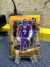 Patrick Peterson /25 Gold Press Proof Die Cut 2023 Panini Donruss Vikings READ