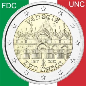 ITALIA 2017 2 EURO SAN MARCO VENEZIA ITALY ITALIEN ITALIE ИТАЛИЯ COMMEMORATIVE - Foto 1 di 4