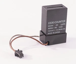 Tamura Electric E630 Counter DC24V 2W 10CPS Black - Picture 1 of 3
