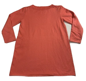 boy+girl Dress Sz 8 Youth Salmon Polka Dot A Line - Picture 1 of 5