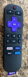 OEM Roku TV Remote Voice RC-GZ1 3026000201 Apple+Netflix+Disney+primev+batteries - Picture 1 of 1