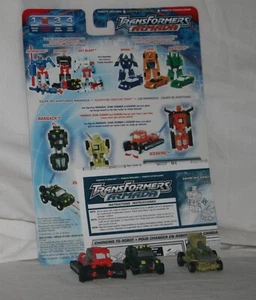 Transformers Armada Minicons Iceberg Ransack Dune Runner Adventure Team - Imagen 1 de 4