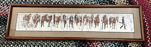 Bev Doolittle "Two Indian Horses" Framed & Matted Print Signed & Numbered w/ COA