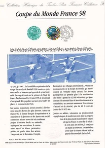 Document Philatélique 1er Jour : 15 1998 - Coupe Monde France 98 - Imagen 1 de 1