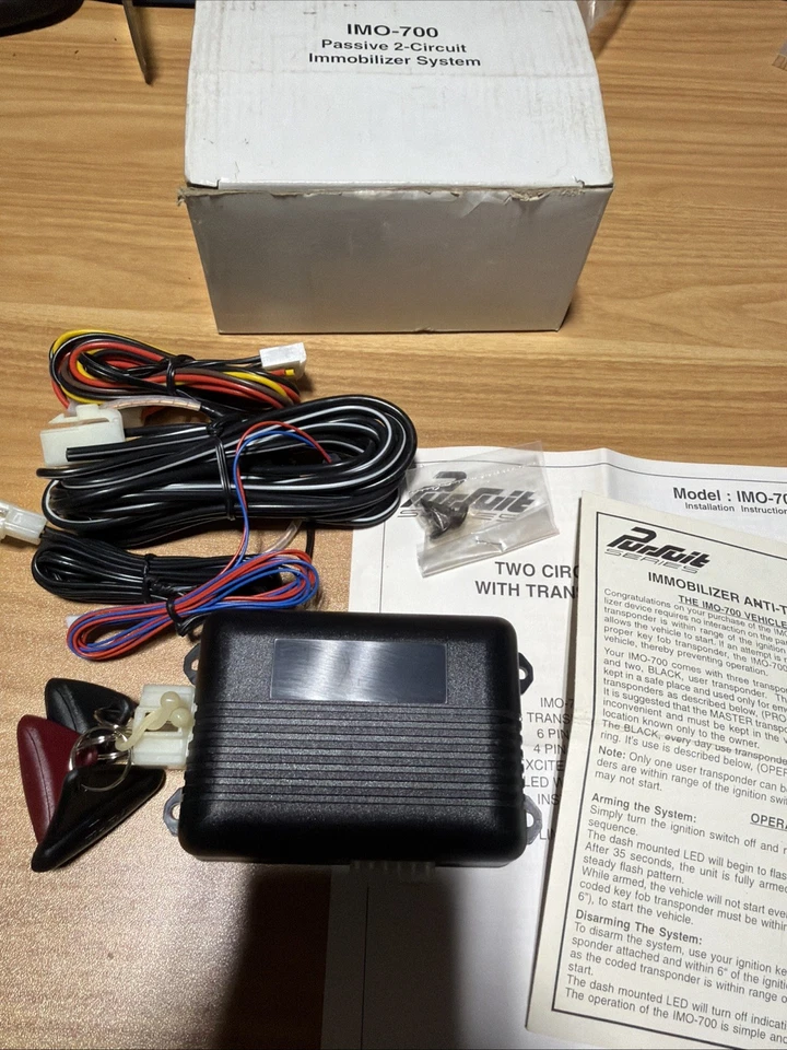 Audiovox  IMO-700 Passive 2-Circuit Immobilizer System NEW - Image 1 of 4