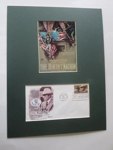 D.W. Griffith - Die Geburt einer Nation & der Ersttagsbrief seiner Briefmarke - Bild 1 von 2