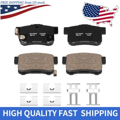 for 2001 2002 2003 Acura CL Legend RDX RL TL Rear Ceramic Brake Pad - Image 1 of 4